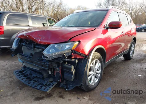 2016 Nissan Rogue Sv from USA, damaged, VIN KNMAT2MV2GP595142